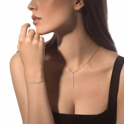 [Dawnora Jewelry]Diamond Thin Bangle 0.15ct My Twin Toi & Moi