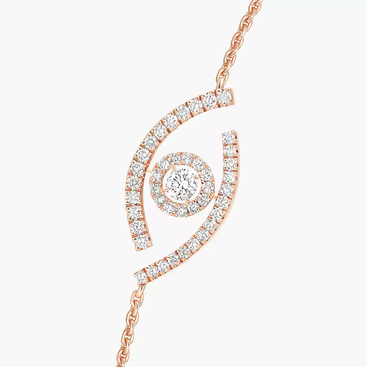 [Dawnora Jewelry]Lucky Eye Pave-Set Diamond Bracelet