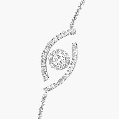 [Dawnora Jewelry]Lucky Eye Pave-Set Diamond Bracelet