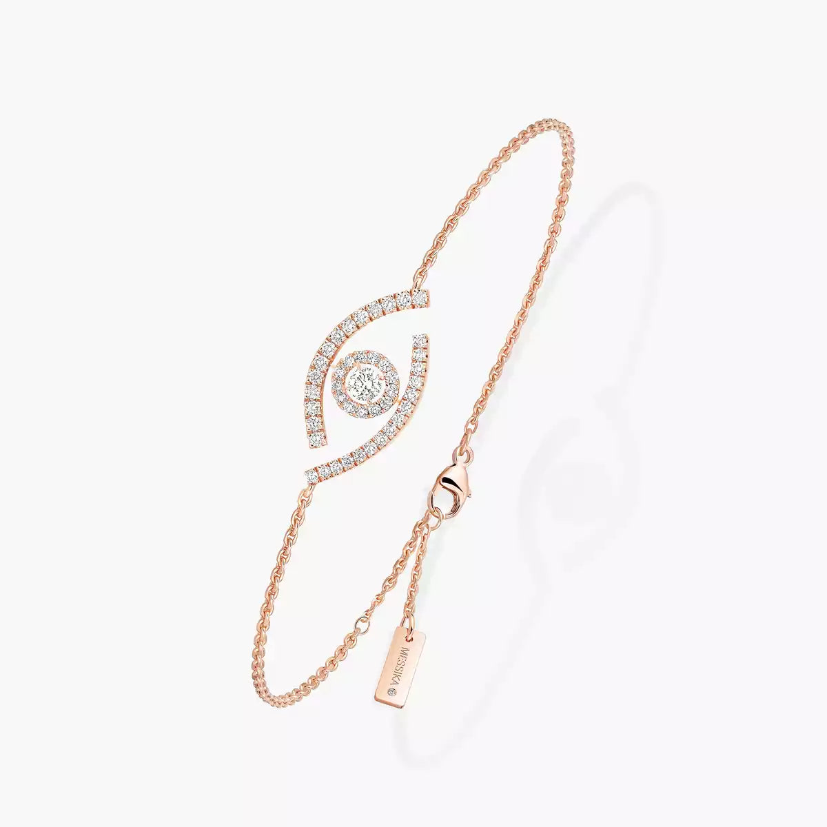 [Dawnora Jewelry]Lucky Eye Pave-Set Diamond Bracelet