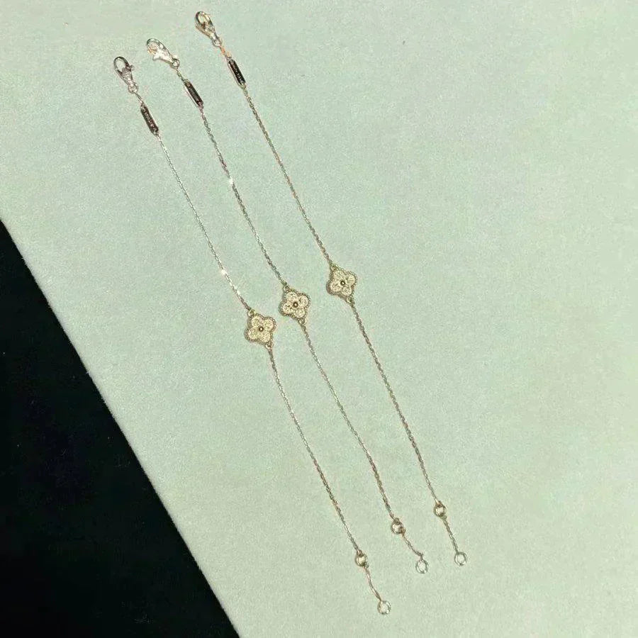 [Dawnora Jewelry]CLOVER SINGLE FLOWER BRACELET