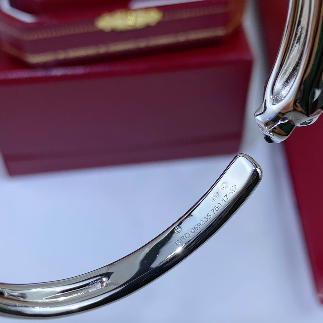 [Dawnora Jewelry]PANTHERE SILVER OPEN BRACELET