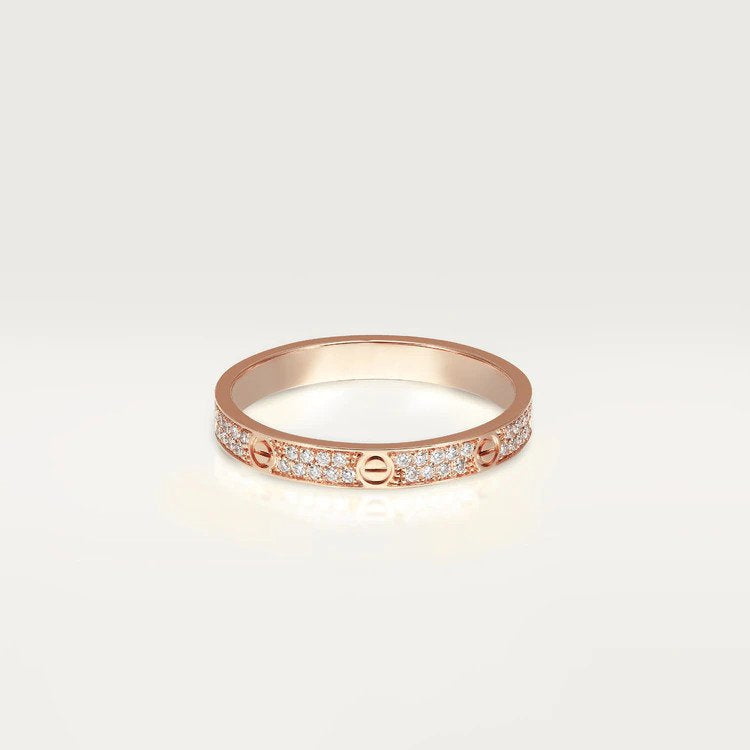 [Dawnora Jewelry]LOVE RING 2.65MM DIAMOND