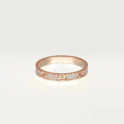 [Dawnora Jewelry]LOVE RING 2.65MM DIAMOND