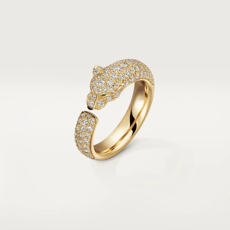 [Dawnora Jewelry]PANTHERE PINK GOLD DIAMOND RING